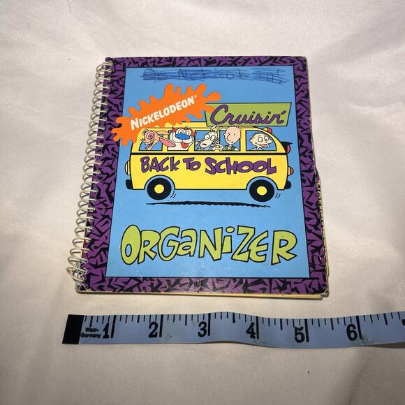 Vintage 1994 Nickelodeon Cruisin Back To School Organizer Hardees Doug Rugrats - Picture 1 of 7